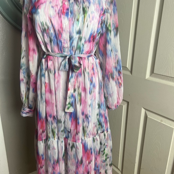 Colorful Long-Sleeve Dress - Picture 1 of 5